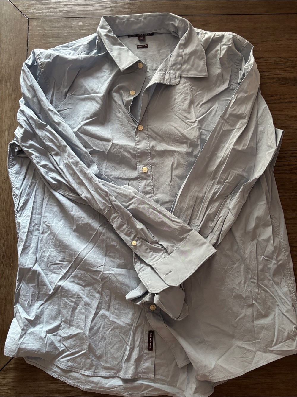 Men's Light blue Button-Down Shirt - Classic Collared Shirt